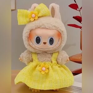 Cute Yellow Dress with Bow - doll not included